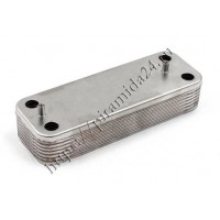 Теплообменник ГВС 14 пл 17B2071400 подходит для BAXI Eco, Duo-tec, CI, Initia, MS, Nuvola / WESTEN Energy 5686680 5653680