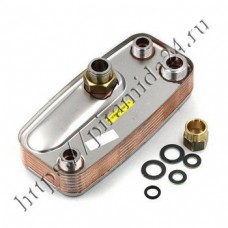 Теплообменник ГВС 13 пл подходит для IMMERGAS Mini 1.013430 3.015436