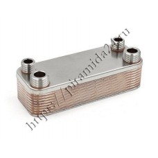 Теплообменник ГВС 18 пл подходит для HERMANN Thesi 15004403