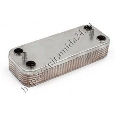 Теплообменник ГВС подходит для BERETTA City, Super exclusive, Mynute, Exclusive R8036 / ELECTROLUX GCB Basic DUO, Hi-tech AA10110001 / HAIER A01011 12 пл Теплообменник ГВС подходит для BERETTA City, Super exclusive, Mynute, Exclusive R8036 / ELECTROLUX GCB Basic DUO, Hi-tech AA10110001 / HAIER A01011 12 пл