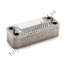 Теплообменник ГВС 20 пл подходит для VIESSMANN Vitodens 100-W 7828746 17B1902006