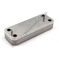 Теплообменник ГВС 12 пл подходит для BAXI Duo-tec, Initia, Luna, Nuvola / WESTEN Star 5653660 5686670 17B2071200