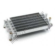 Теплообменник битермический подходит для ARISTON TX, T2 998619 / BIASI Boiler sky BI147210 / ELECTROLUX GCB AA10070014 / NEVA LUX 30319