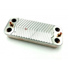 Теплообменник ГВС подходит для BALTGAZ Turbo 20490565 / BAXI Eco 63041310091, 6304131044, 6304131043 12 пл.