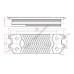 Теплообменник ГВС 12 пл подходит для PROTHERM Гепард, Пантера 0020059452 / VAILLANT AtmoTec, EcoTec, TurboTec 0020186152