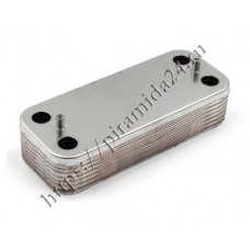 Теплообменник ГВС 14 пл подходит для ARISTON Uno 995945 / BERETTA City,Super Exclusive, Mynute R8036 / BUDERUS Logamax / NOVA FLORIDA Pictor / FONDITAL Tahiti 6SCAMPIA01 / VIESSMANN Vitopend 100 7856846 7825533 7825534 / ALPENHOFF Gamburg 151001355 / ELEC