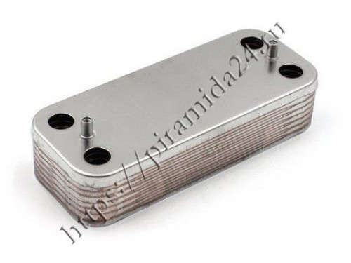 Теплообменник ГВС 14 пл подходит для ARISTON Uno 995945 / BERETTA City,Super Exclusive, Mynute R8036 / BUDERUS Logamax / NOVA FLORIDA Pictor / FONDITAL Tahiti 6SCAMPIA01 / VIESSMANN Vitopend 100 7856846 7825533 7825534 / ALPENHOFF Gamburg 151001355 / ELEC