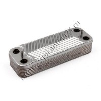 Теплообменник ГВС 14 пл подходит для PROTHERM Тигр 0020025294